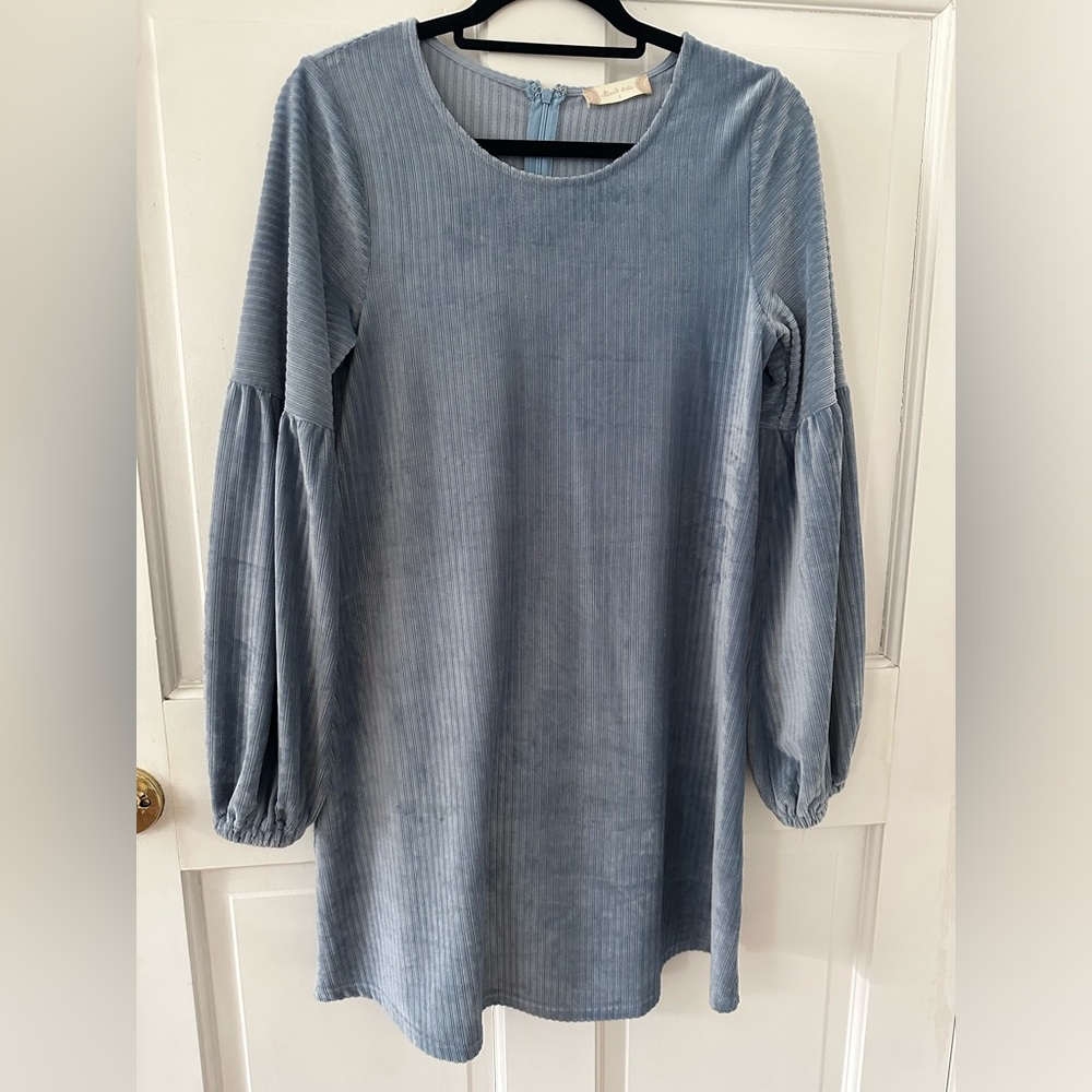 Women’s Altar’d State light Blue Velvet Dress